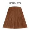 Wella Color Tinte Permanente Koleston Perfect N.  8.74 Rubio Claro Marrón Cobrizo
