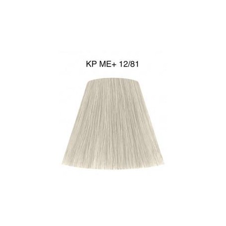 Wella Color Tinte Permanente Koleston Perfect N. 12.81 Superaclarante Rubio Perla Ceniza