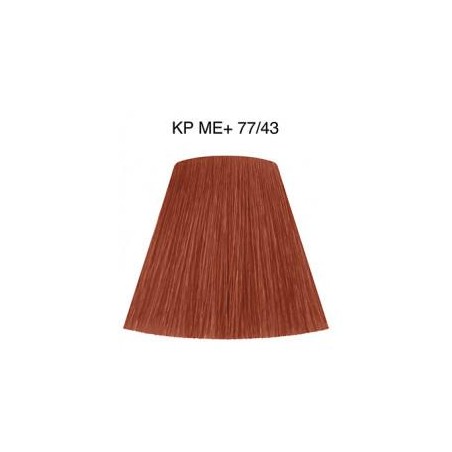 Wella Color Tinte Permanente Koleston Perfect N. 77.43 Rubio Medio Cobrizo Dorado
