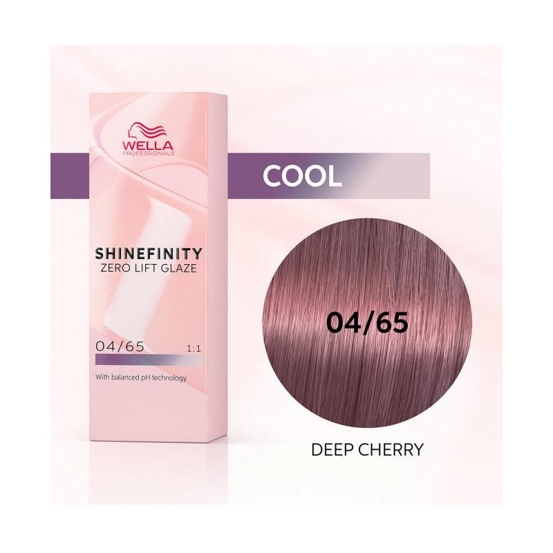 Wella Color Tinte Permanente Shinefinity 04.65 Color Castaño Medio Violeta Caoba 60 Ml   Ref. 99350113559
