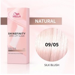 Wella Color Tinte Permanente Shinefinity 09.05 Color Rubio Muy Claro Natural Caoba 60 Ml   Ref. 99350113556
