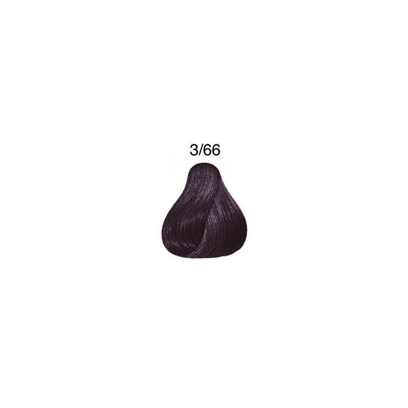 Wella Color Tinte Semipermanente Color Touch Sin Amoniaco N.  3.66 Castaño Oscuro Violeta Intenso