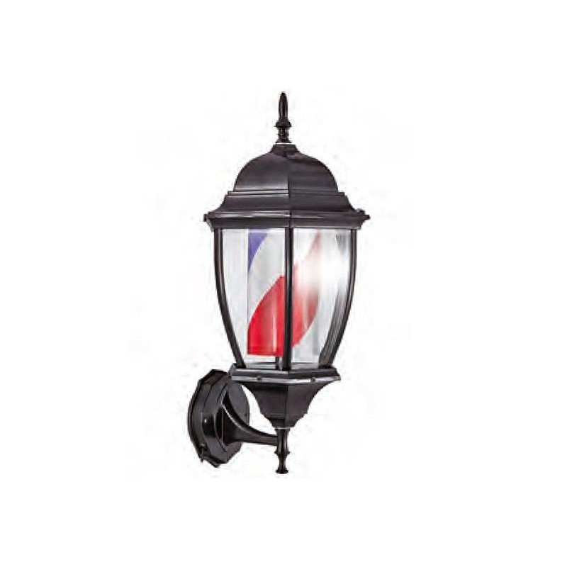 Eurostil Farol Poste Barbero Con Luz 49 Ctm X 24 Ctm Multicolor Negro Ref. 04745