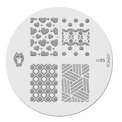 Konad Placa De Diseños Kim95
