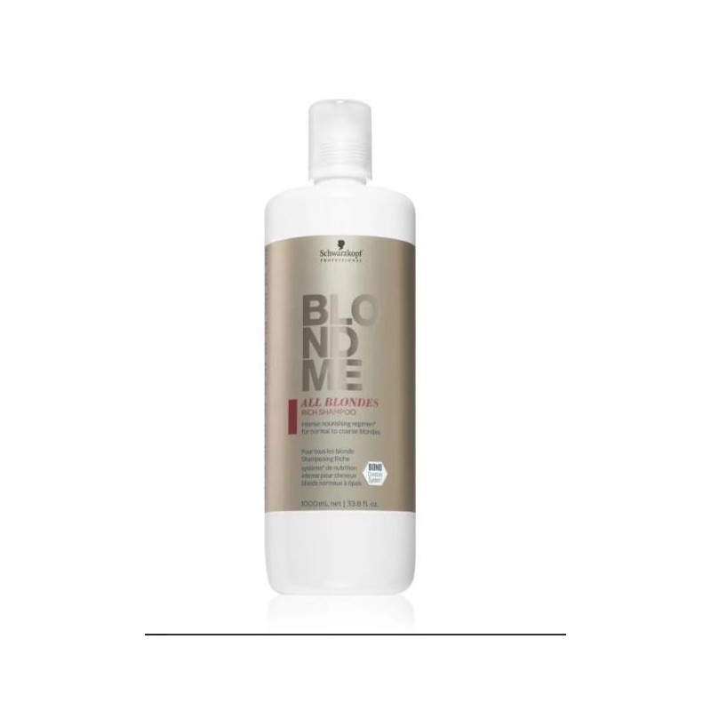 Schwarzkopf Blondme Frio Matizador Champu 1000 Ml. Ref. 2849693