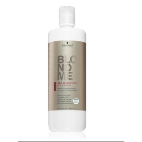 Schwarzkopf Blondme Frio Matizador Champu 1000 Ml. Ref. 2849693