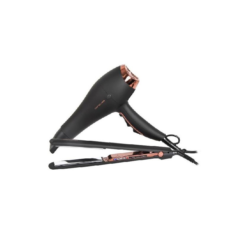 Corioliss Kit Christmas Plancha Titanio C3 Y Flow Dc Black Copper    Ref. Suk1016