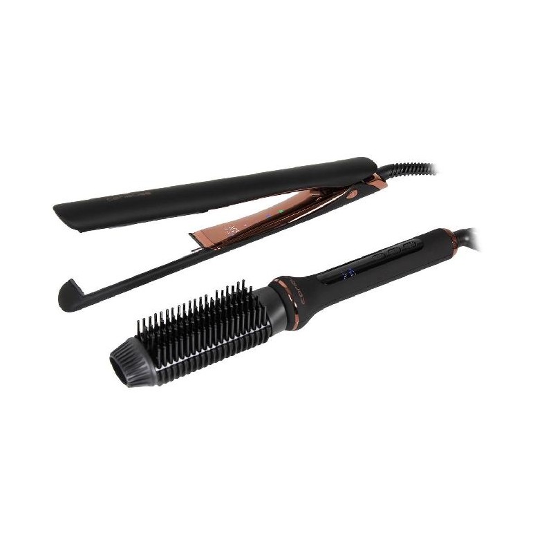 Corioliss Kit Christmas Plancha Titanio C5 Y Hot Black Copper    Ref. Suk5052