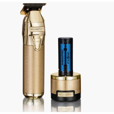 Babyliss Pro Maquina Cortapelo Sin Cable Recargable Mod Fxone Gold Skeleton Trimmer    Ref. Fx799ge  4rtists