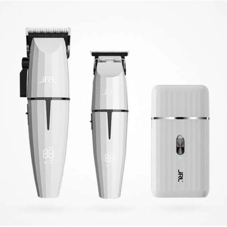 Jrl Maquinas Onix Ghost Combo Kit 2 Blanco Edition  Clipper-trimmer-shave  Sin Cable  Ref. Zzmaq30457