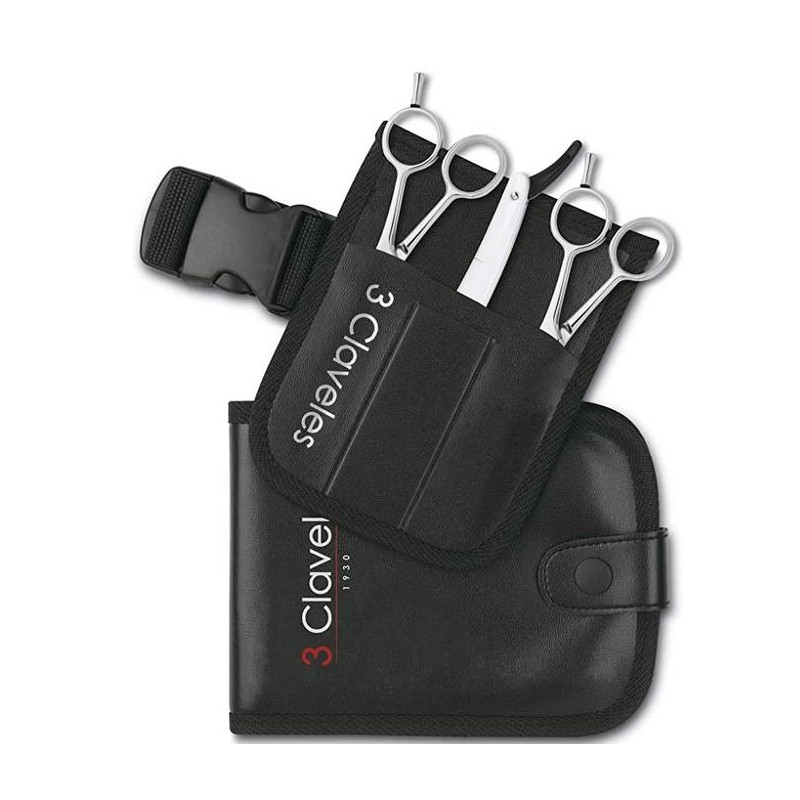 3 Claveles Kit Skoll De Tijera 5.5 Mas Tijera Esculpir 5.5 Mas Navaja Mas Cuchillas. Mas Estuche. Gama Skoll Acero Hrc54 Ref. 1