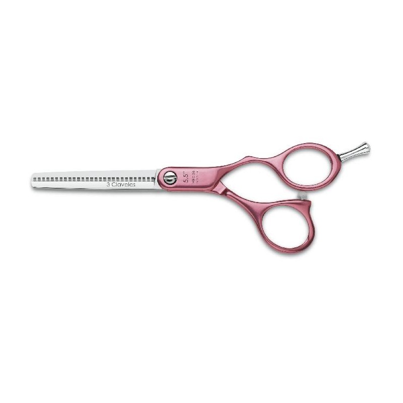 3 Claveles Tijera Aluminio Rosa Esculpir 28 Dientes Acero Hrc56 Filo Suave 5.5 Pulgadas Ref. 12692