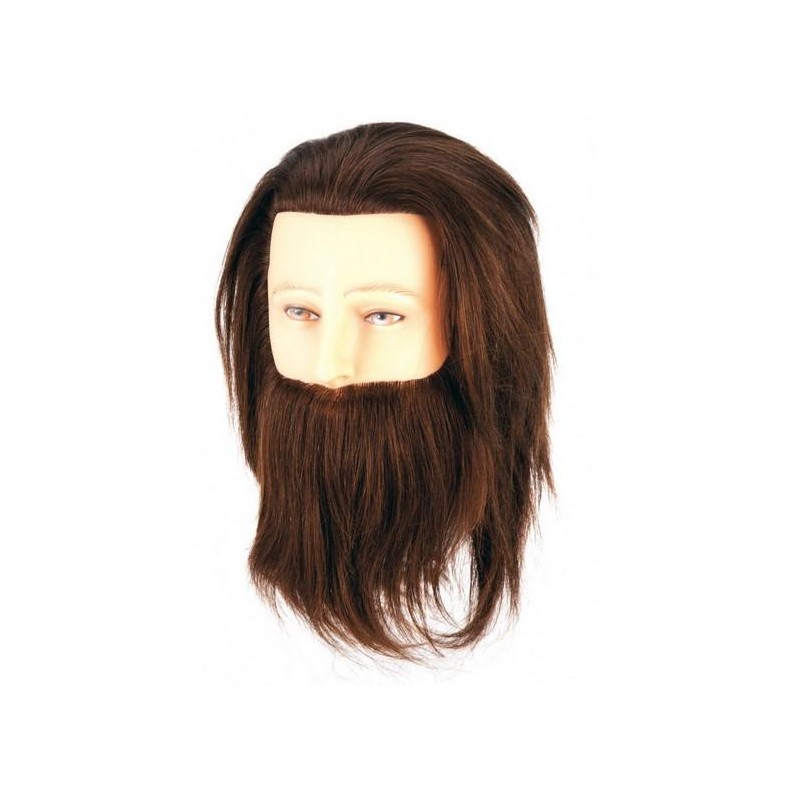 Ag Cabeza Maniqui Caballero Con Barba Ref. 33190