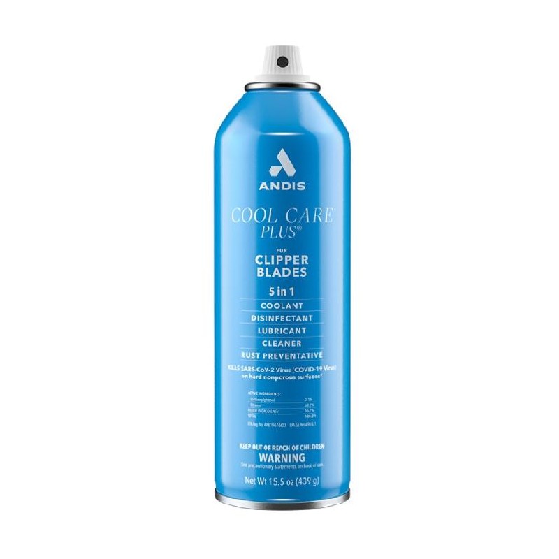 Andis Spray Refrigerante Y Limpiador De Cuchillas Maquinas 5 En 1 439 G  Ref. 12750
