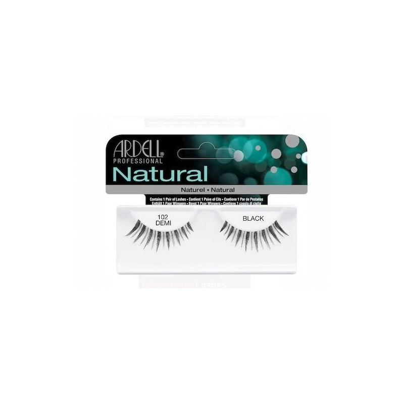Ardell Pestañas Natural 102 Demi Black Ref. 65083 Nueva Ref. 60210
