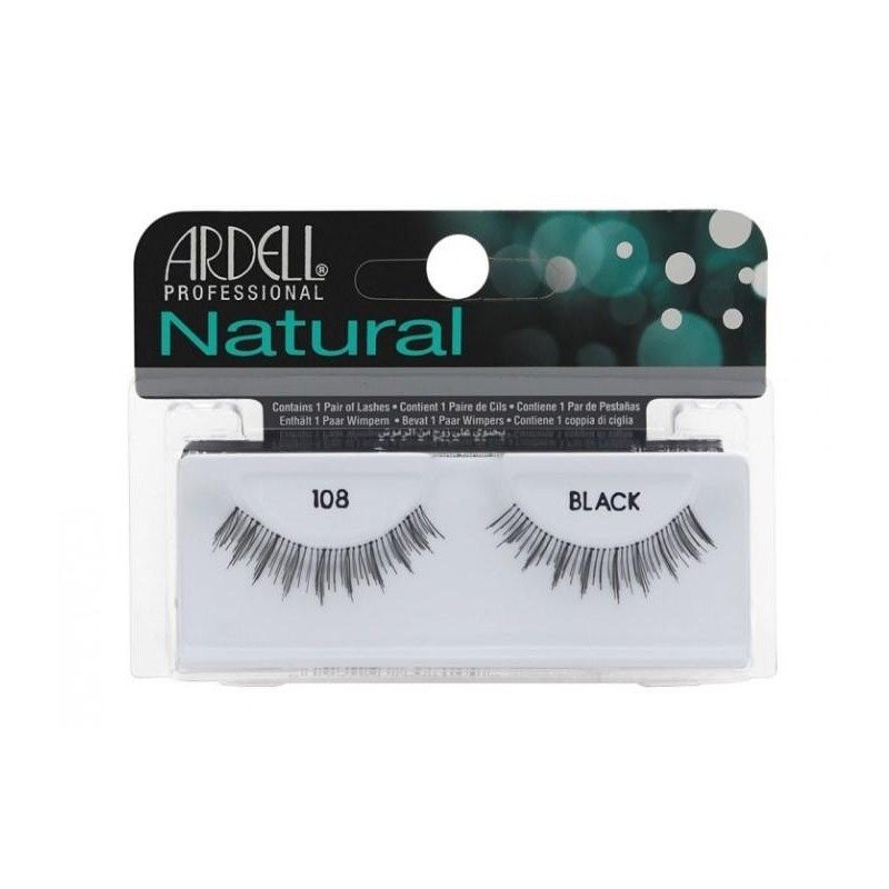 Ardell Pestañas Natural 108 Demi Black Ref. 65088 Nueva Ref. 60810