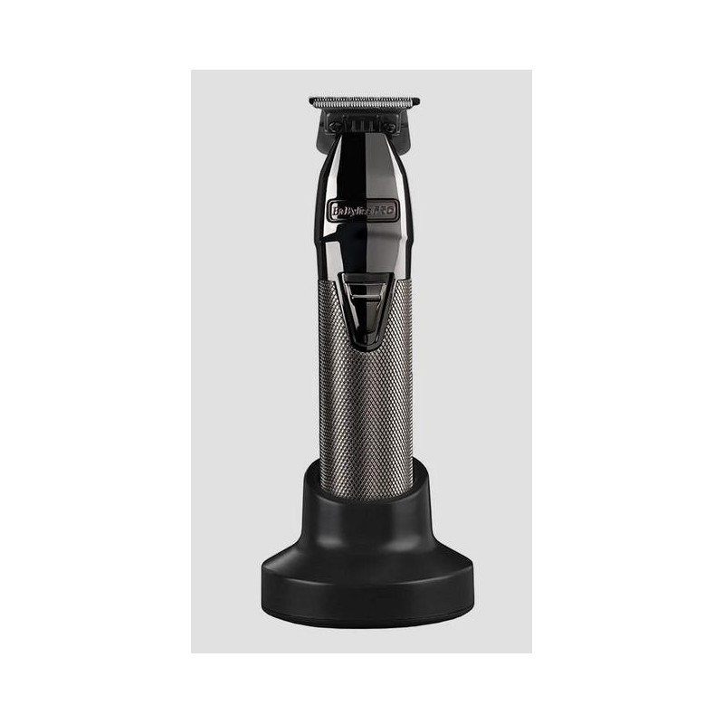 Babyliss Pro Maquina Cortapelo De Contorno Sin Cable Recargable Mod. Skeleton Acero Gunsteel Con Base    Ref. Fx7870gse  4rtists